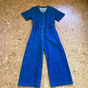 SOLD. Selva Negra denim jumpsuit